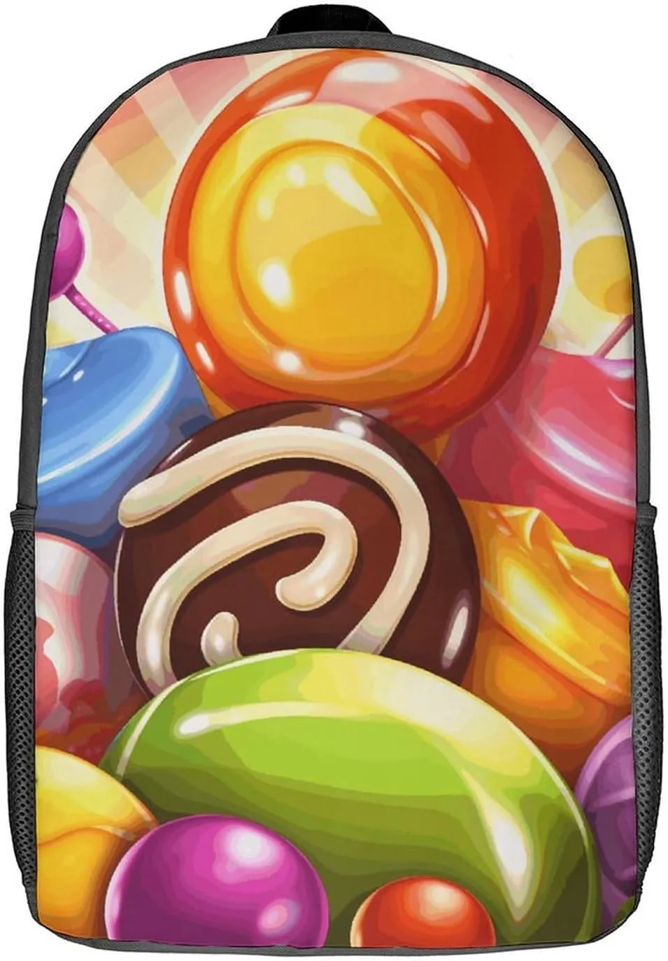 Laptop Backpack for Men Women Daypack Cartoon Candy Computer Bag Travel Backpacks Laptop Bag