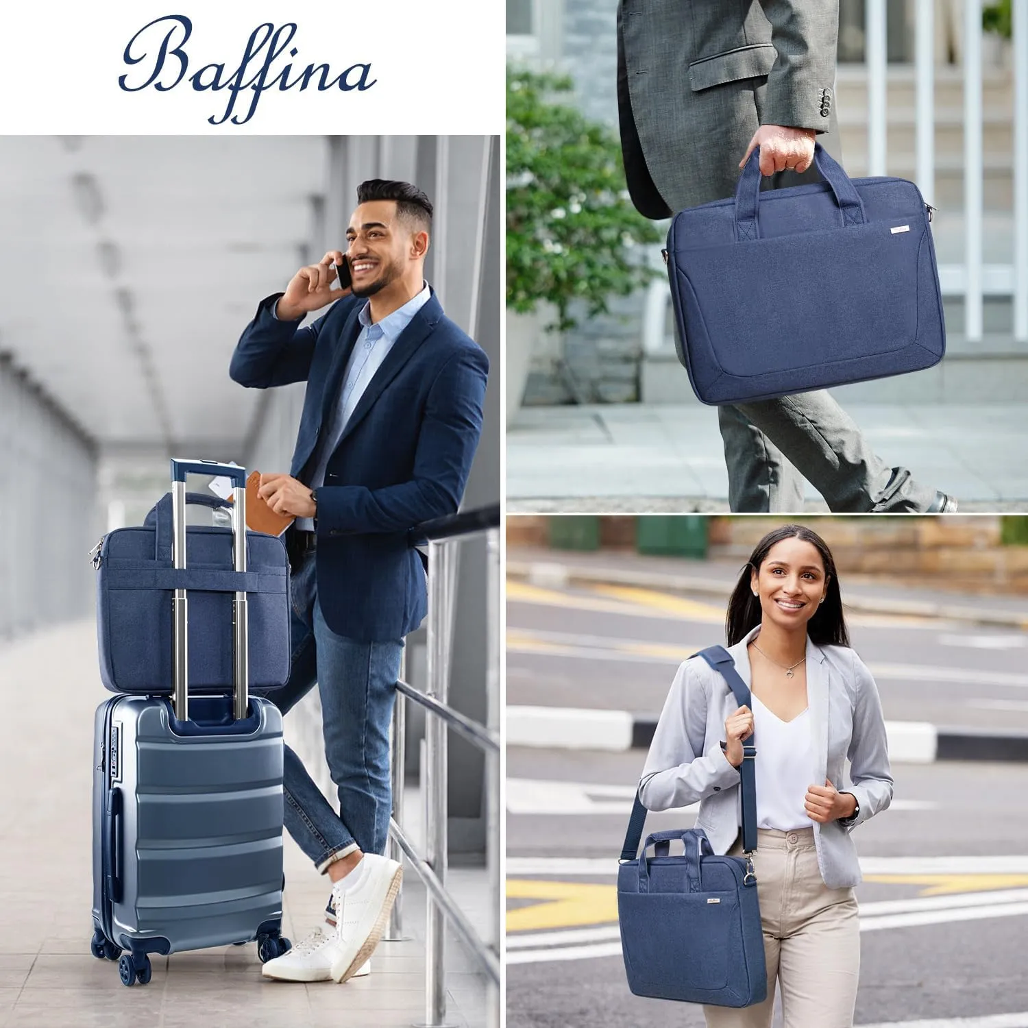 Laptop Shoulder Bag 15.6 16 17.3 Inch for Men Women,Waterproof Computer Carrying Case Messenger Bag Briefcase Work