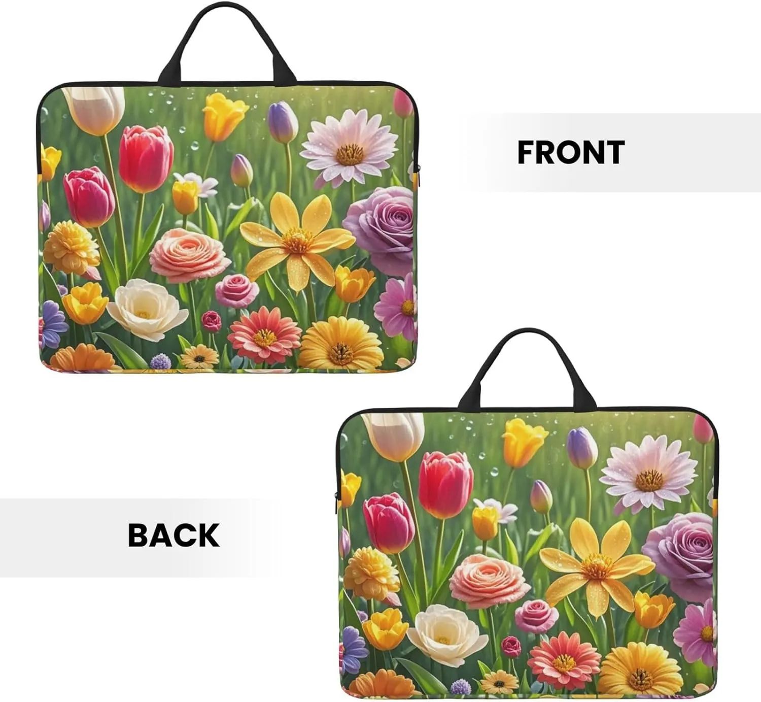 Laptop Shoulder Bag Messenger Bag Wild Elk silhouette Laptop Bag Computer Bag for Men Women