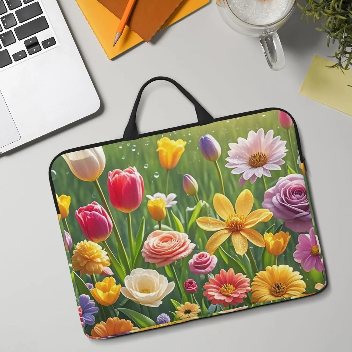 Laptop Shoulder Bag Messenger Bag Wild Elk silhouette Laptop Bag Computer Bag for Men Women