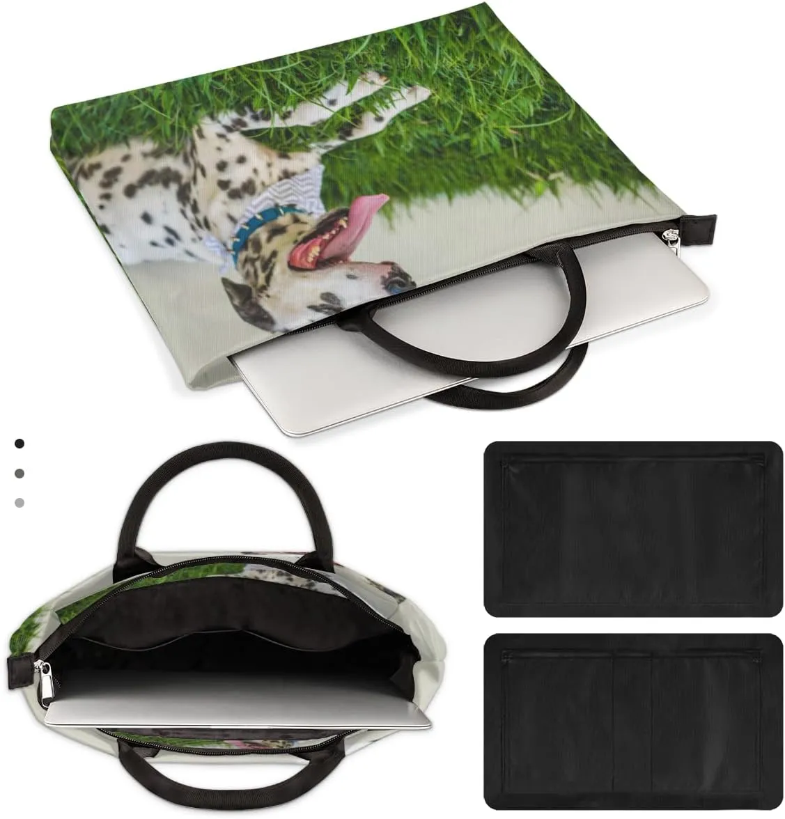 Laptop Sleeve Case for Women Men Laptop Bag Durable Travel Computer Carrying Bag with Handle Accessories Bags