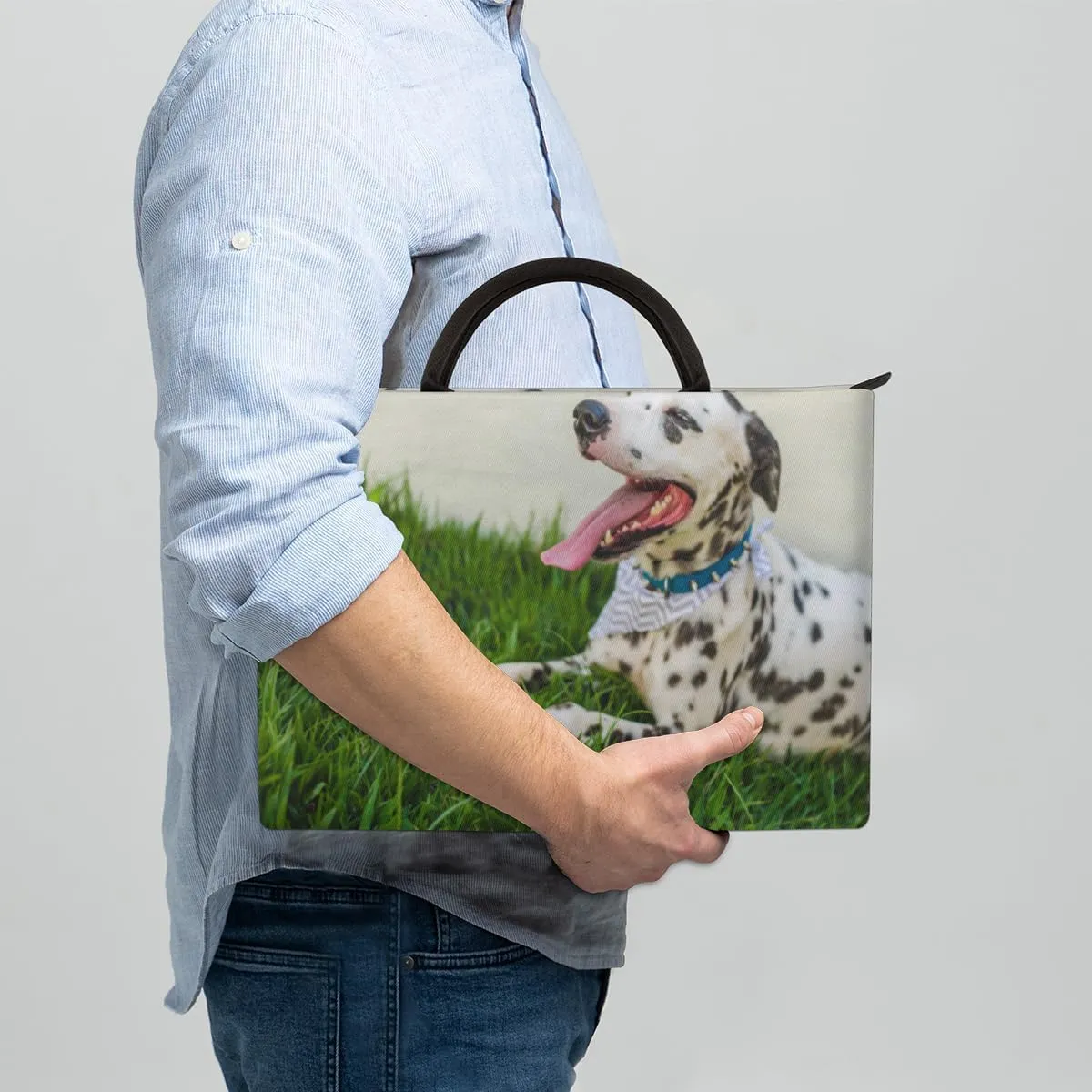Laptop Sleeve Case for Women Men Laptop Bag Durable Travel Computer Carrying Bag with Handle Accessories Bags