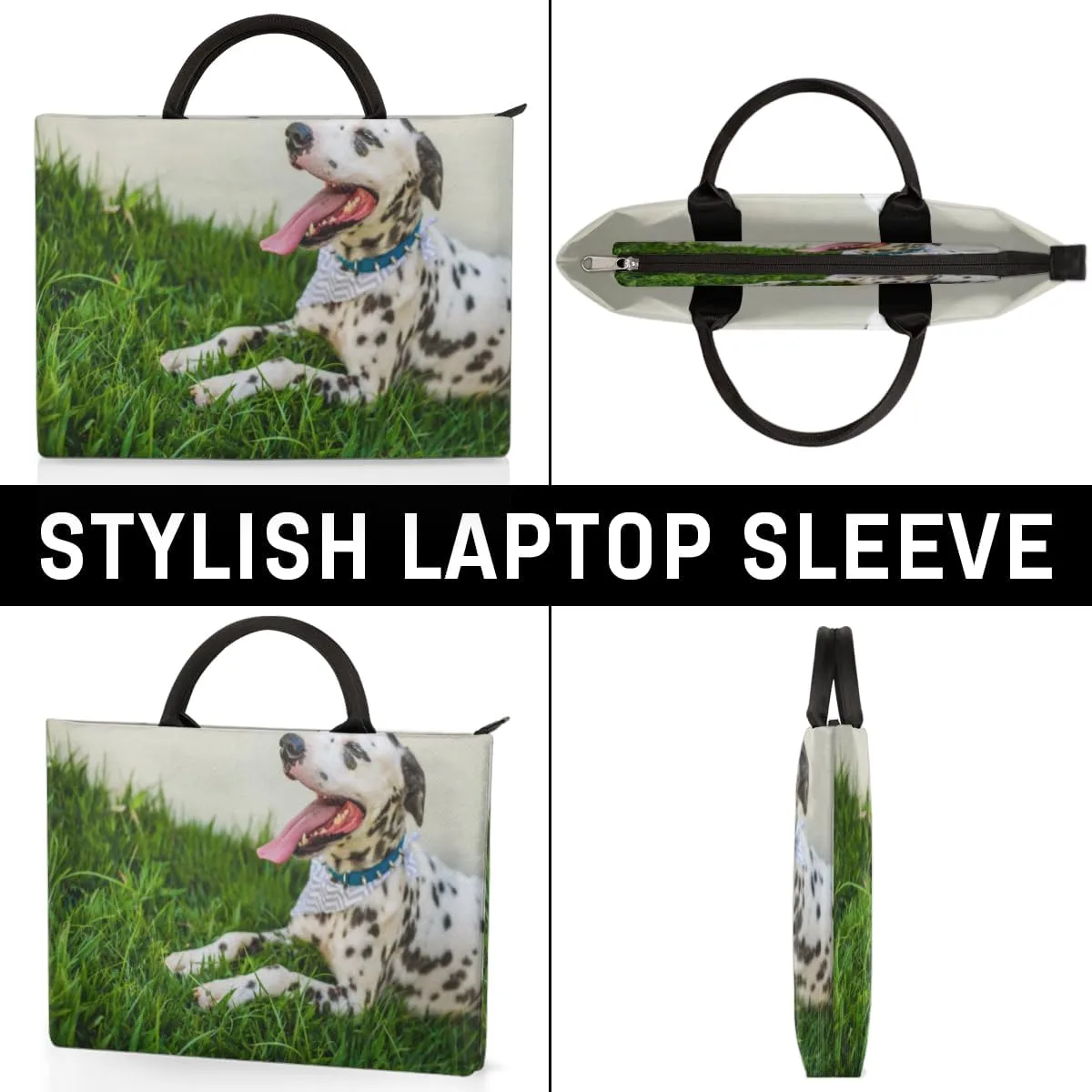 Laptop Sleeve Case for Women Men Laptop Bag Durable Travel Computer Carrying Bag with Handle Accessories Bags