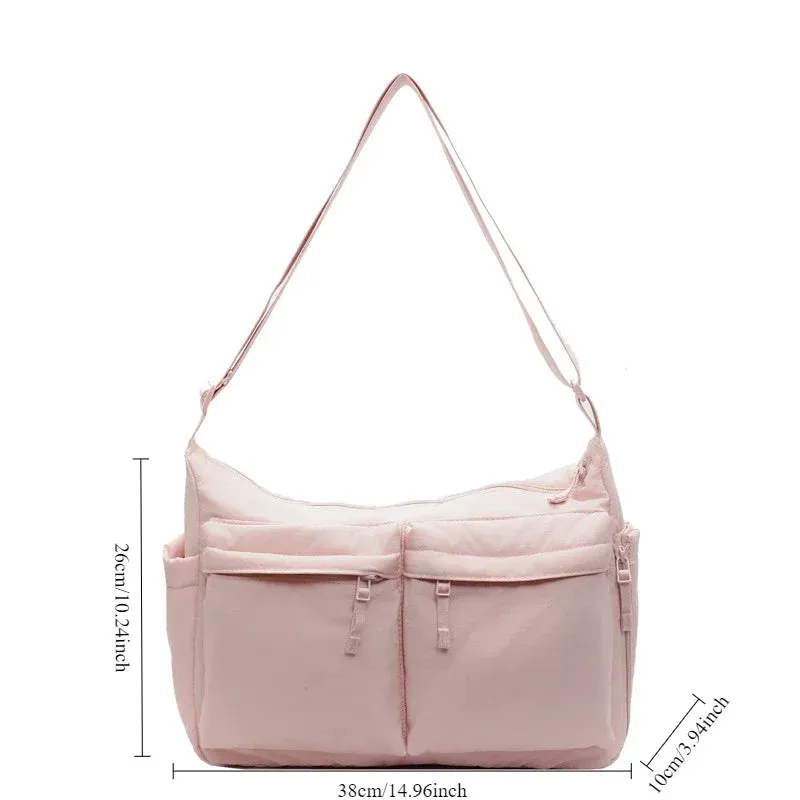 Large Capacity Nylon Waterproof Work Crossbody