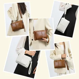 Large Capacity Phone Bag Crossbody Bag, Large Capacity Crossbody Bag for Women, Multiple Pockets Purse (01,M)