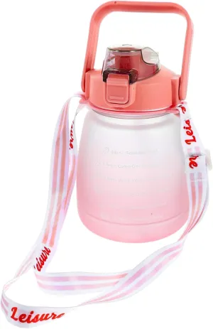 Large Capacity Water Bottle with Water Jug for Fitness Portable Water Container for Outdoor Activities Easy to Clean and Track Hydration