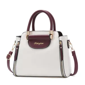 Large Capacity Women Colorblock Crossbody Bag