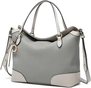 Large capacity women's tote bag collision color retro commuter single shoulder crossbody women's bag crossbody