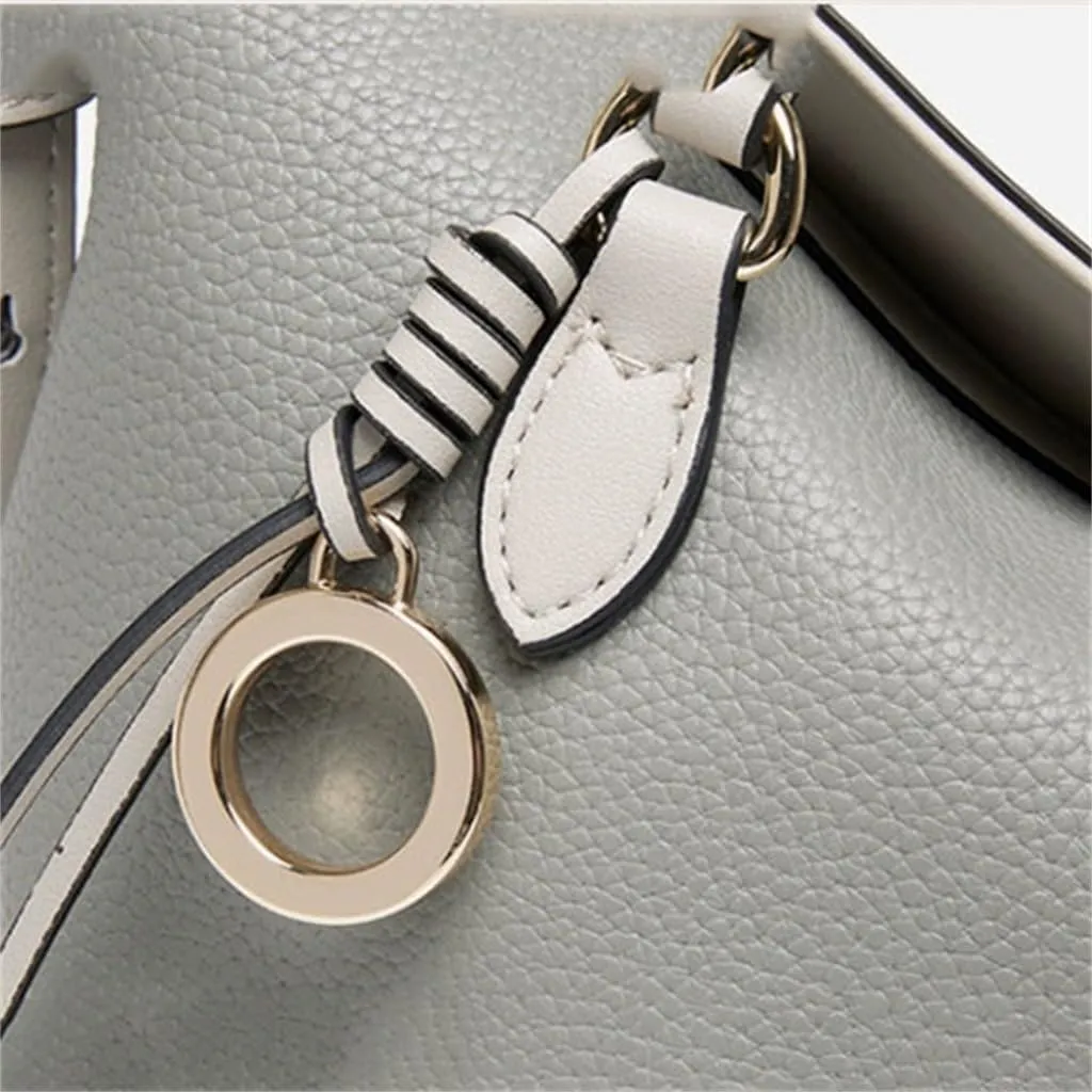 Large capacity women's tote bag collision color retro commuter single shoulder crossbody women's bag crossbody