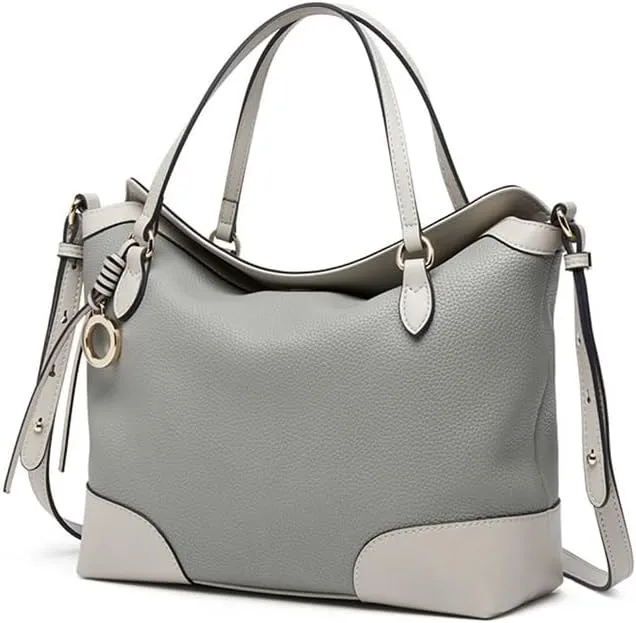 Large capacity women's tote bag collision color retro commuter single shoulder crossbody women's bag crossbody