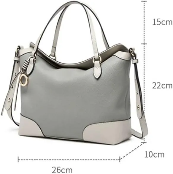 Large capacity women's tote bag collision color retro commuter single shoulder crossbody women's bag crossbody