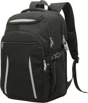 Large Laptop Backpack with USB Charging Port, Anti-Theft Water Resistant Business Travel Backpack Computer Bag Fits 17" Laptop & College Essentials