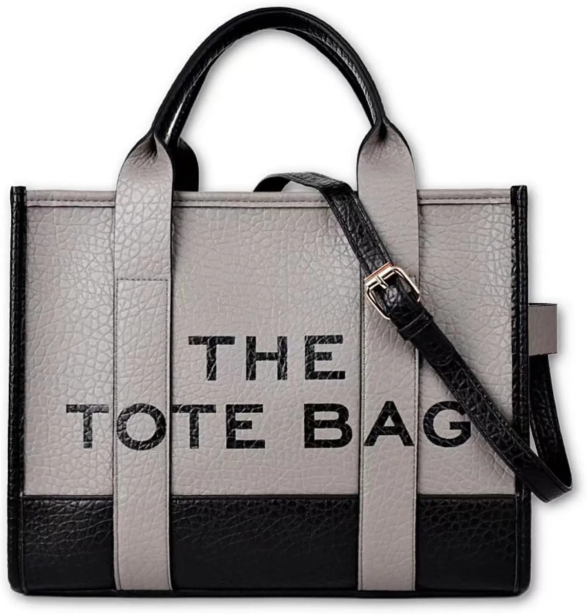 Large The Tote Bag for Women PU Leather Shoulder Crossbody Handheld Bag Zipper Purse Office School Travel Essentials