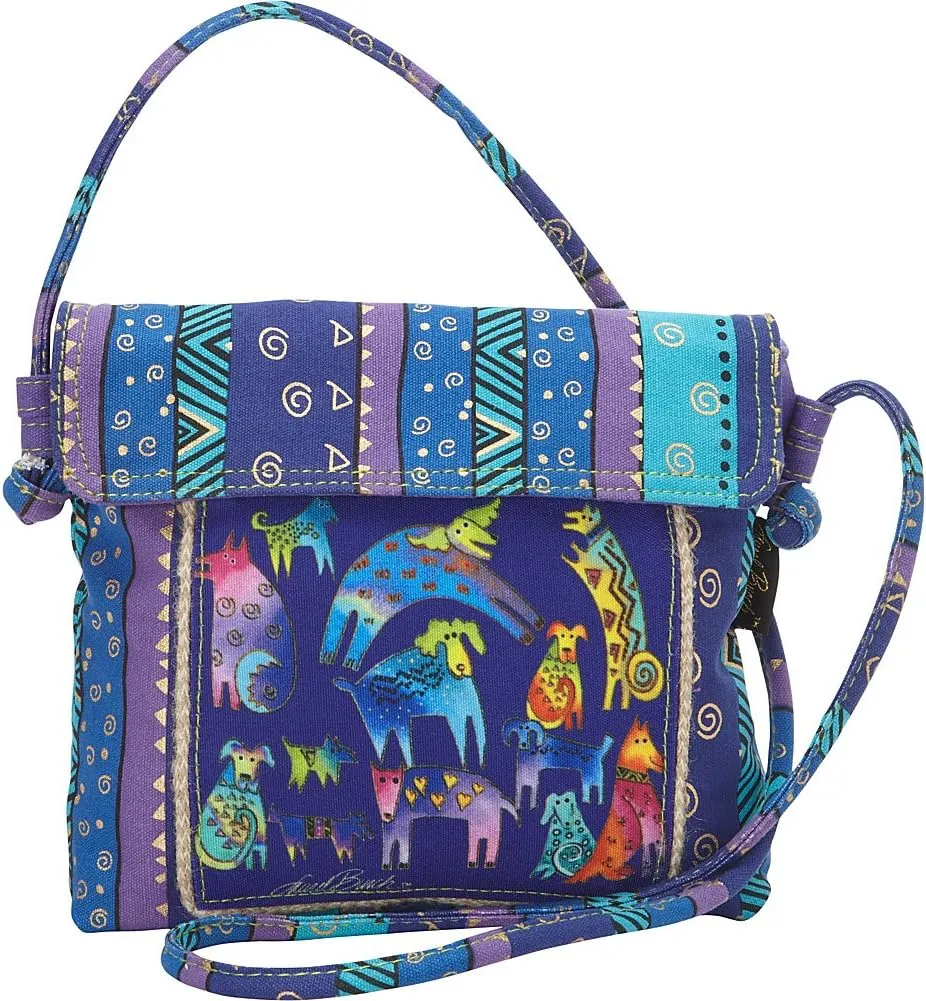 Laurel Burch Mythical Dogs Crossbody (Multi)