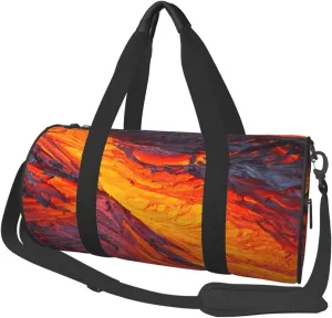Lava Magma Large Weekender Bag Travel Duffle Bag Durable Sports Gym Bag Foldable Overnight Bag