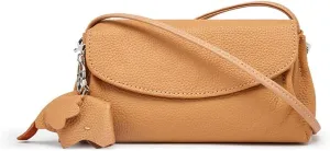 Leather Bag Female Bag All-match Temperament Layer Soft Cowhide Single Shoulder Crossbody Bag