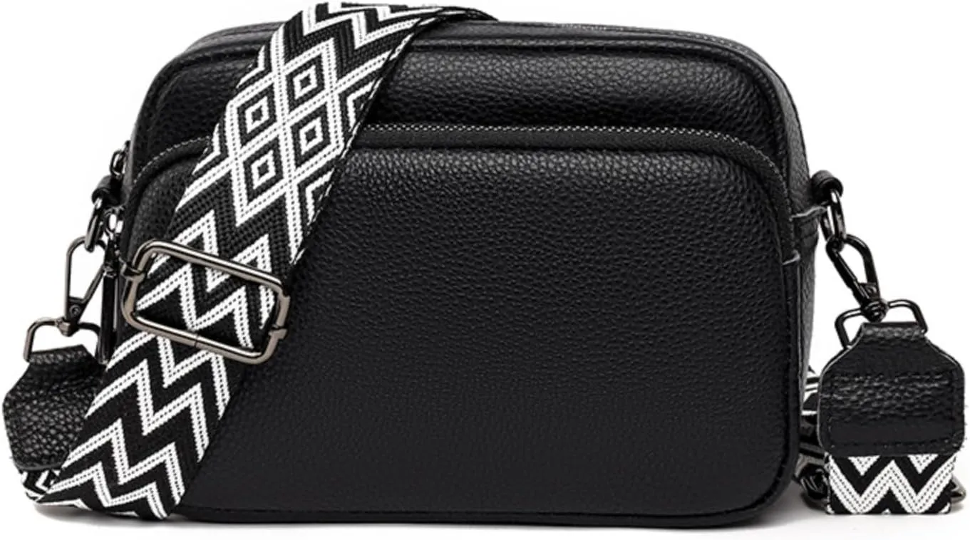 Leather Crossbody Bag for Women, Purse Shoulder Bag with Adjustable Strap, Small Shoulder Purse Handbag for Women