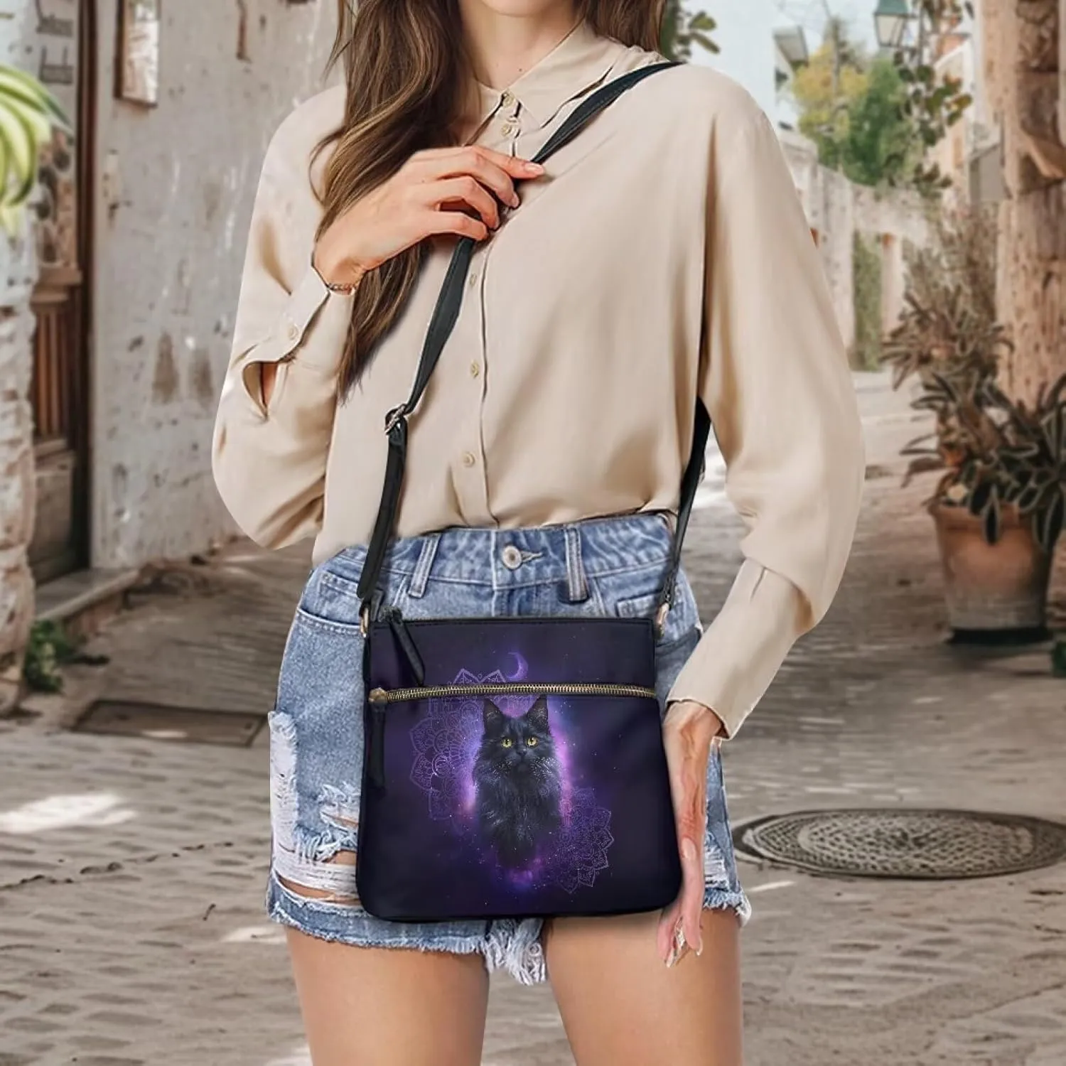 Leather Shoulder Bag for Women Large Crossbody Handbag Sling Hobo Bag with Adjustable Strap for Business Dating