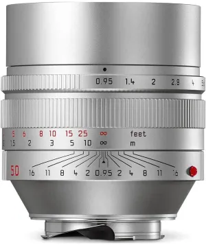 Leica 11667 Noctilux-M 50mm/f0.95 ASPH Normal Lens, Silver