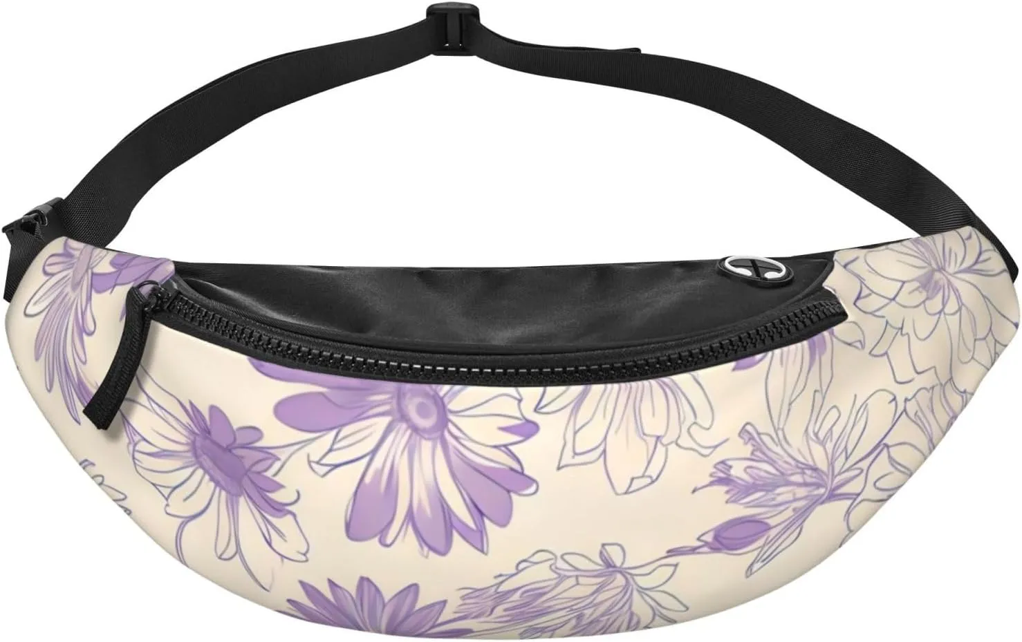 Leisure Sports Crossbody Bag Running Casual Hands-Free Wallets Waist Pack for Man Woman Father's Day for Dad Butterfly Flowers