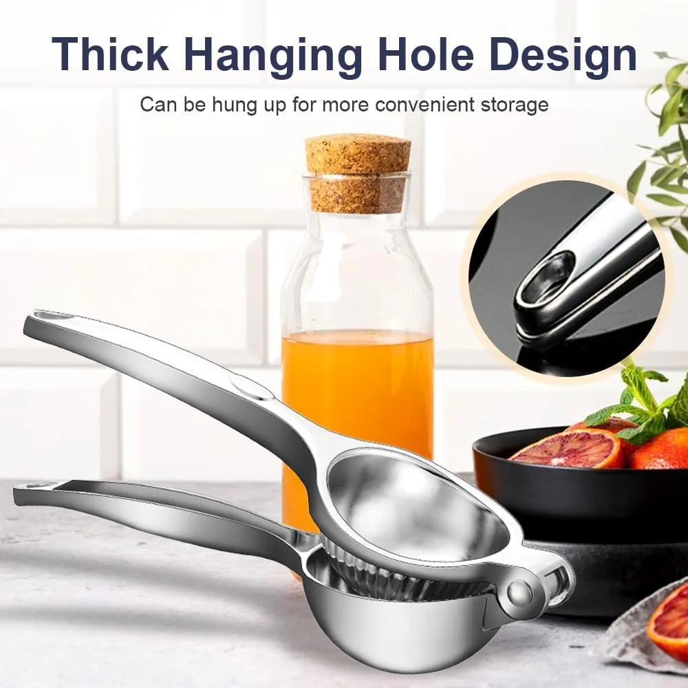 Lemon Squeezer, Stainless Steel Handheld Lemon Juicer Citrus Squeezer, 2025 Kitchen Gadgets Manual Lemon Press Hand Juicer Squeezer (StyleA-1pc)