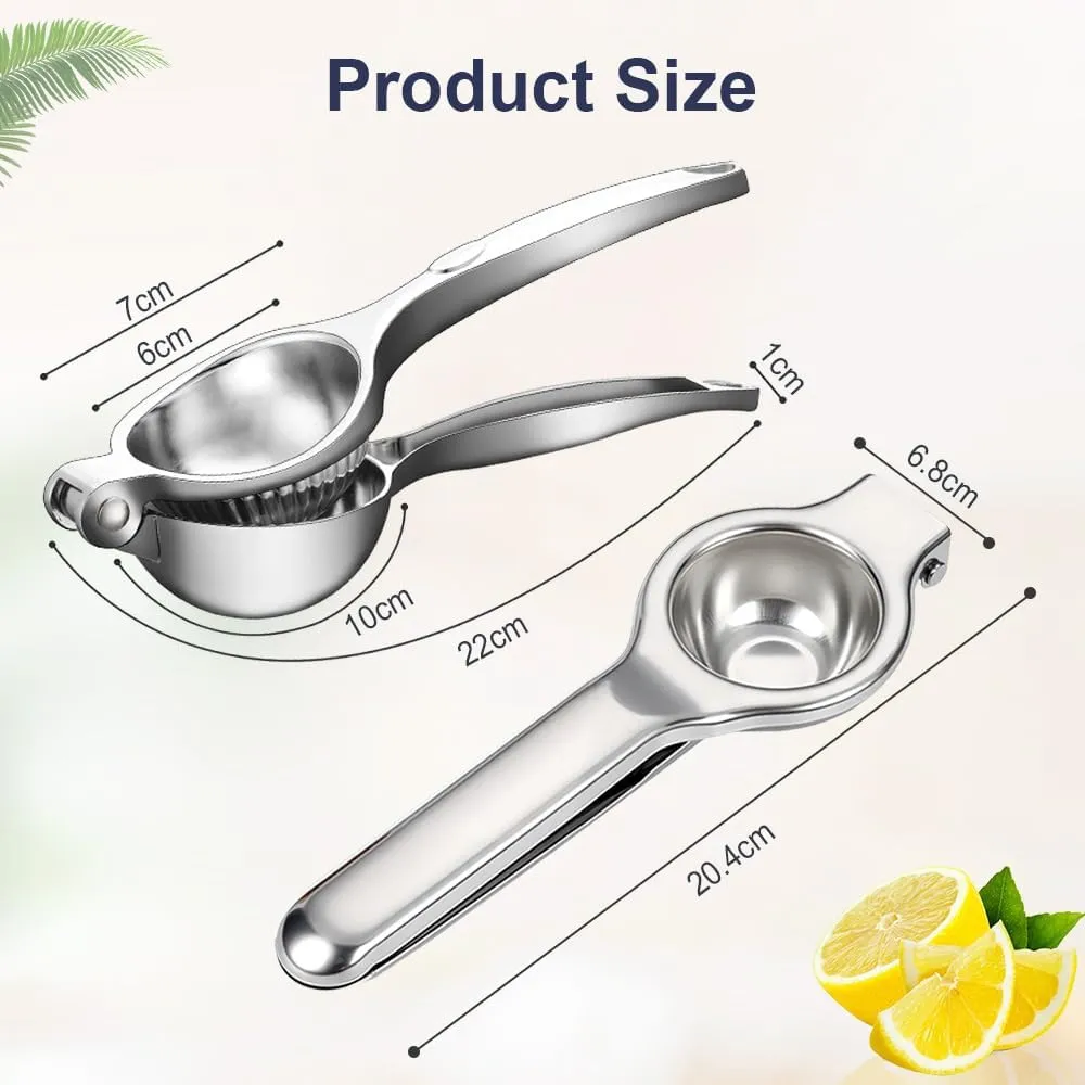 Lemon Squeezer, Stainless Steel Handheld Lemon Juicer Citrus Squeezer, 2025 Kitchen Gadgets Manual Lemon Press Hand Juicer Squeezer (StyleA-1pc)