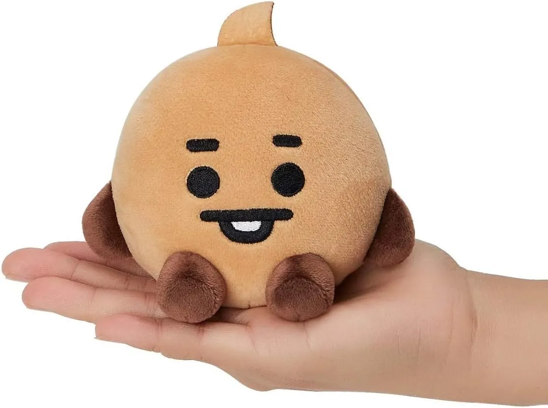 Lerion Cartoon Pillow for Kids,Pillow Doll Small Plush Puppets,Baby Series Character Cute Small Plush Stuffed Animal Figure Doll (Shooky,7.8 inch)