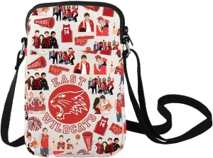 LEVLO East High Musical Crossbody Bag Troy Bolton & Gabriella Montez Fans Gift East High Wildcats Shoulder Bag