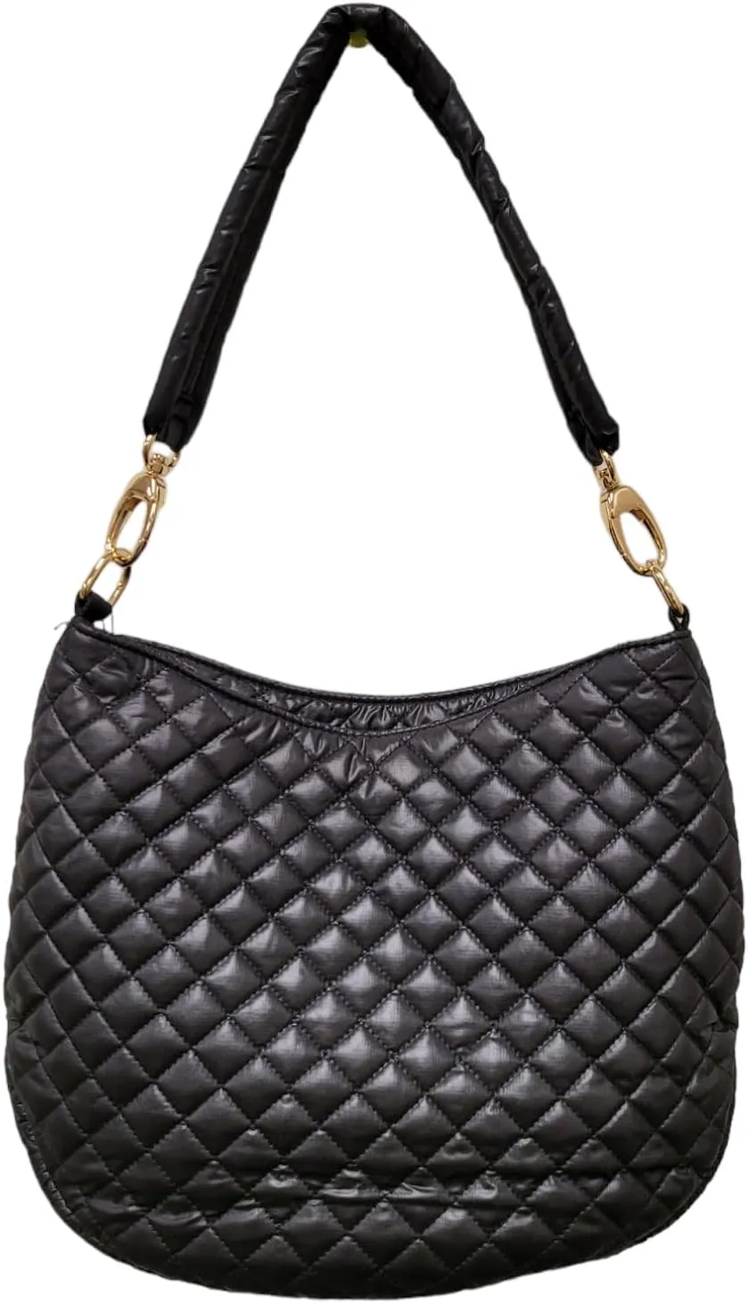 Lightweight Quilted Crossbody Hobo bag water repellent UVprotection