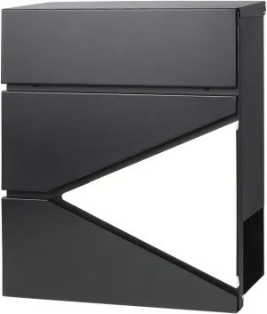 Lockable Mailboxes with Keys,Outdoor Wall Mounted Mail Box with Large Capacity,14 3/10" x 4 1/10" x 13",White