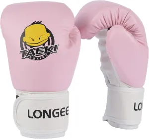 Longeek Kids Boxing Gloves for 3-8 Years Toddler Baby 4oz Fighting Training Punching Bag MMA
