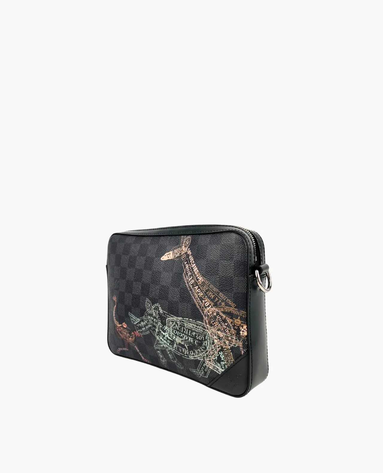 Louis Vuitton Trio Messenger Damier Graphite Wild Animals