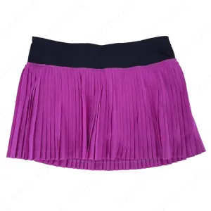 Lululemon Pleat to Street Ultra Violet Black Skirt Purple Running Tennis Skort Size 6