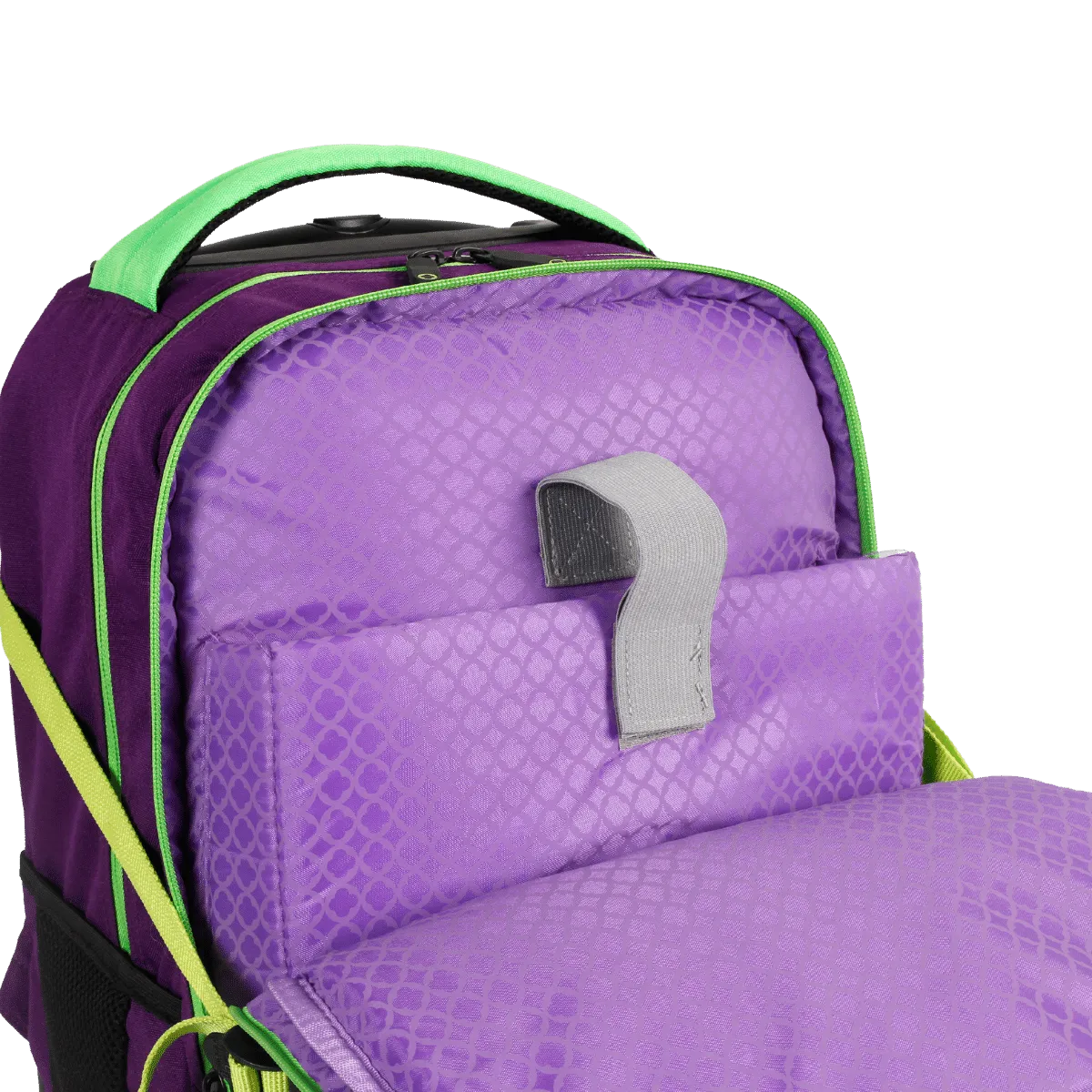 Lunar Multi-Purpose Laptop Rolling Backpack (19.5 Inch) in Purple