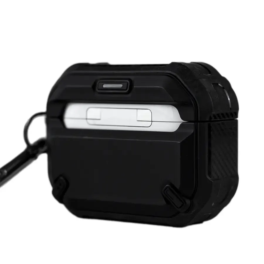 Luxury Armor Shockproof Protective AirPods Pro Case - Black