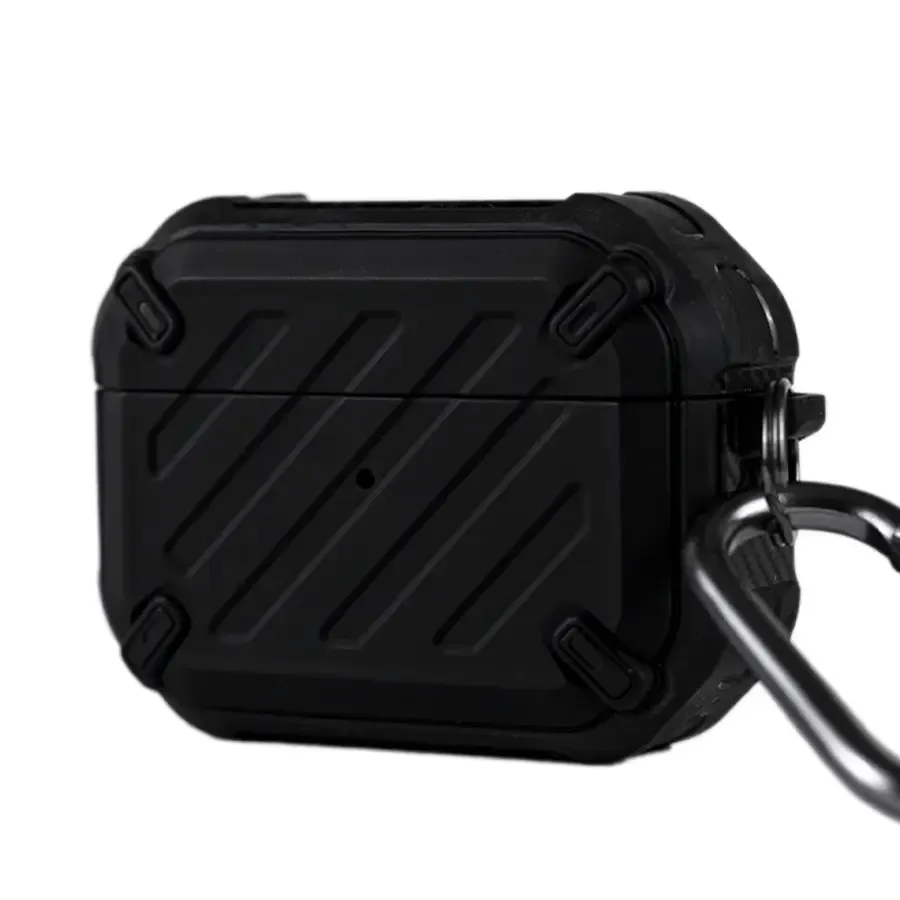 Luxury Armor Shockproof Protective AirPods Pro Case - Black