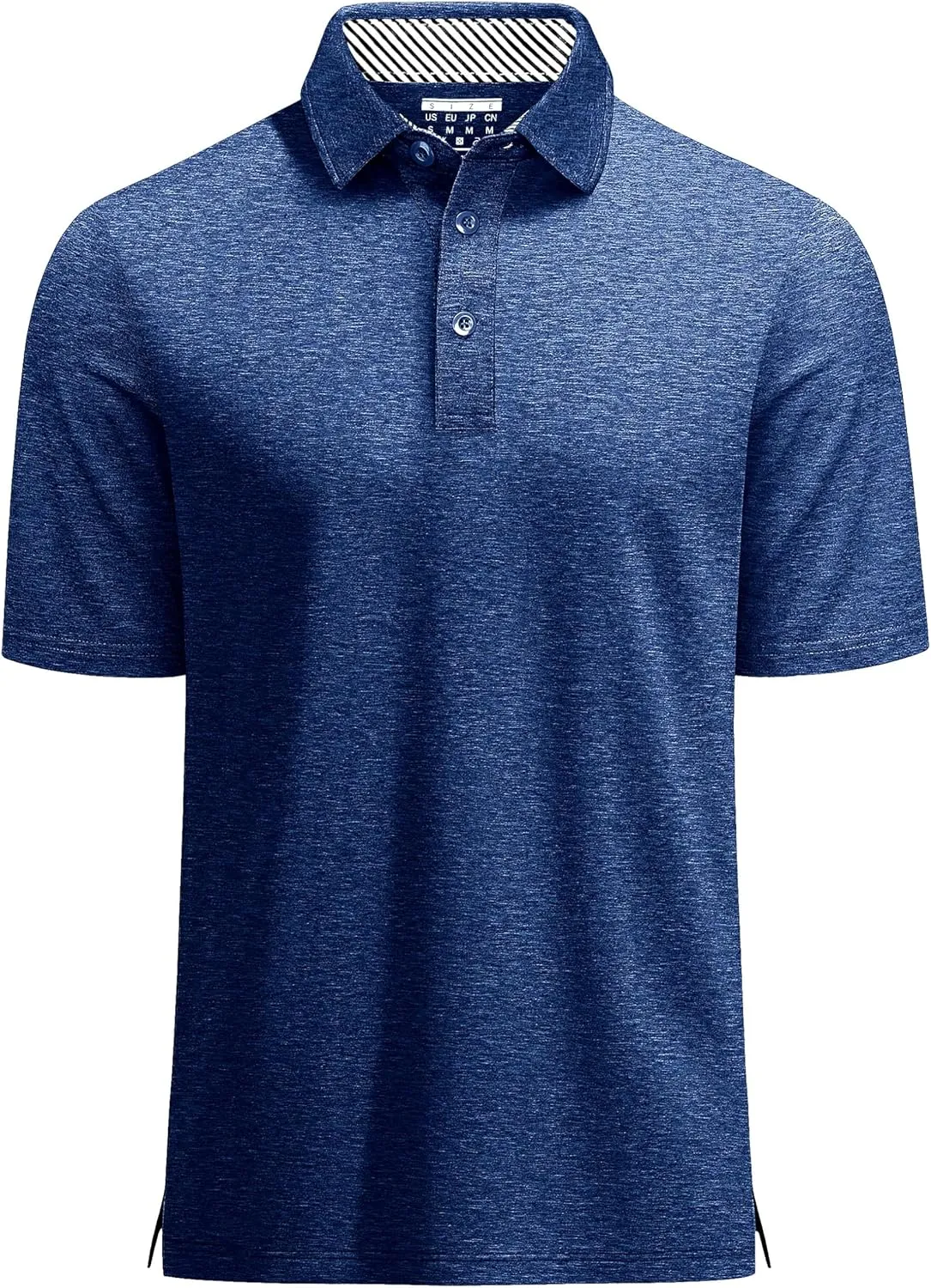 MAGCOMSEN Men's Short Sleeve Polo Golf Shirts 3-Button Moisture Wicking Athletic T-Shirts Casual Collared Shirt