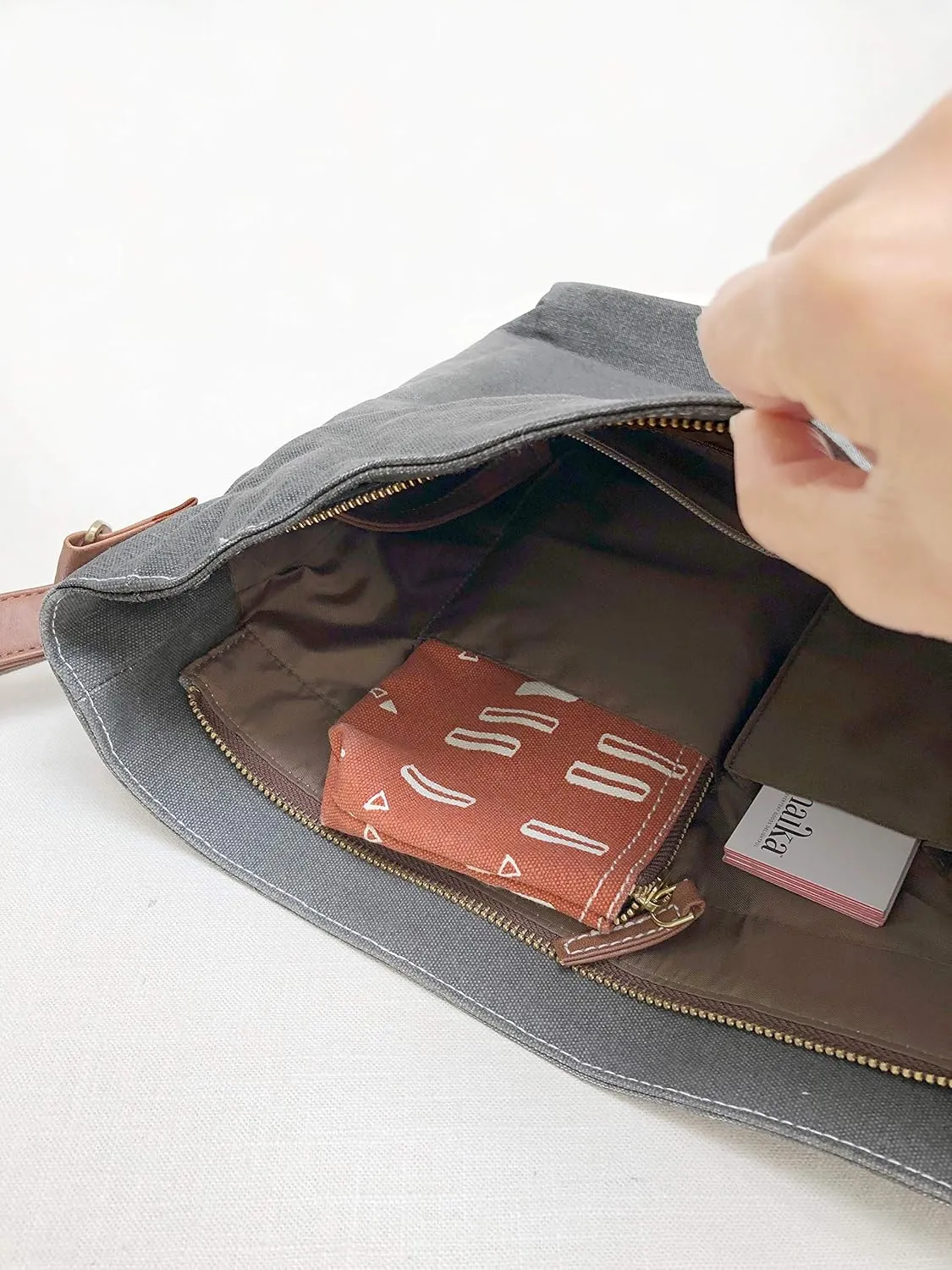 MAIKA Recycled Canvas Crossbody Bag