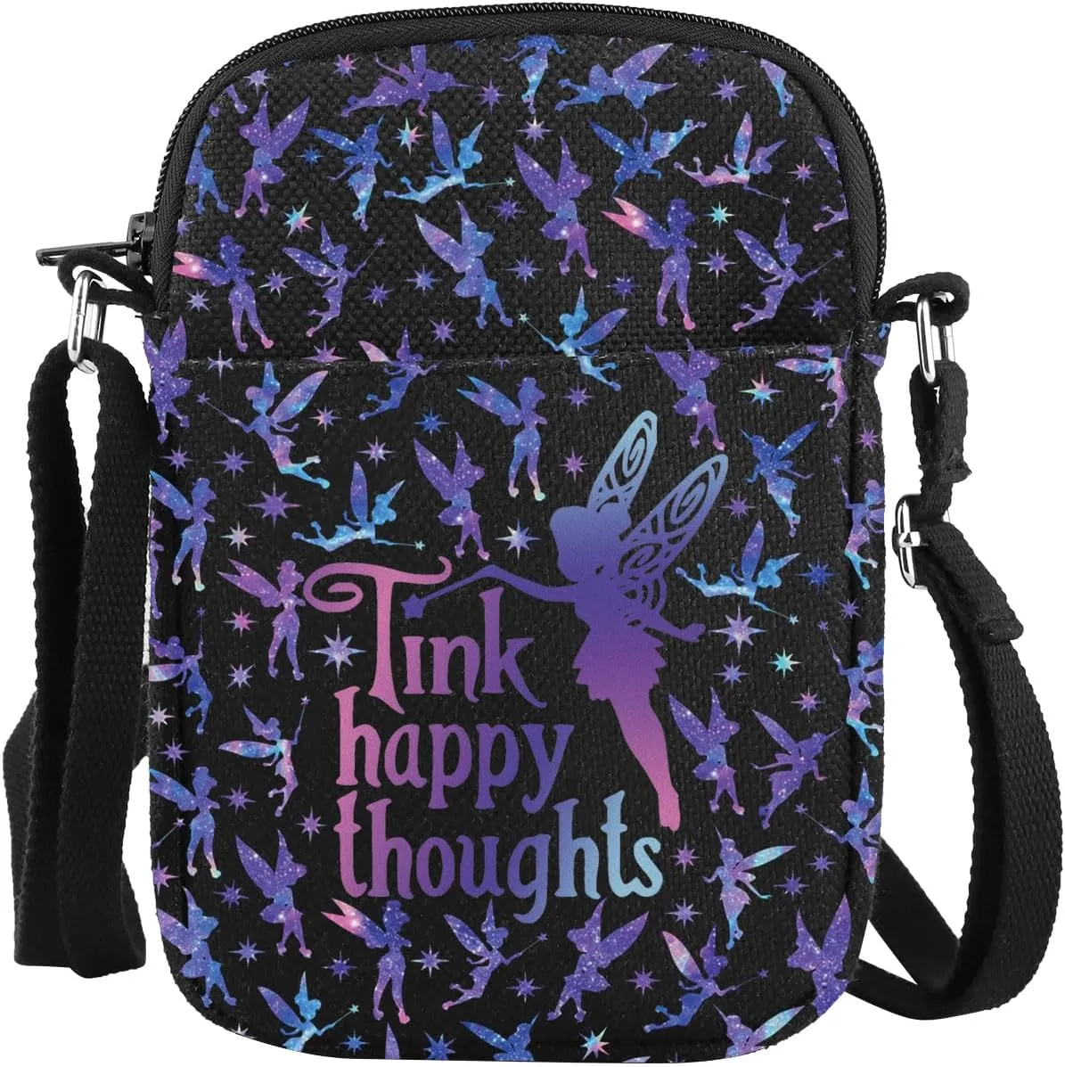 MAOFAED Fairy Crossbody Bag for Fan, Fairy Lover Gift, Movie Lover Gift, Family Vocation Gift (tinhappyCB)