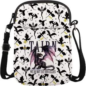 MAOFAED Fantasy Reader Gift, We Do Not Eat Our Allies Crossbody Bag, Literature Gift(eat our allies)