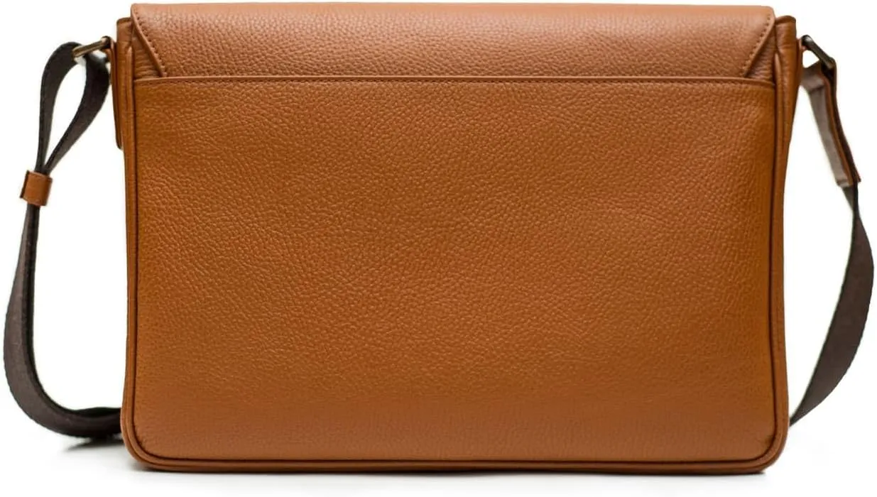 Maruse Leather Messenger Bag for Men and Women Shoulder Bag Laptop Briefcase Satchel Man Bag Work Bags Handmade in Italy