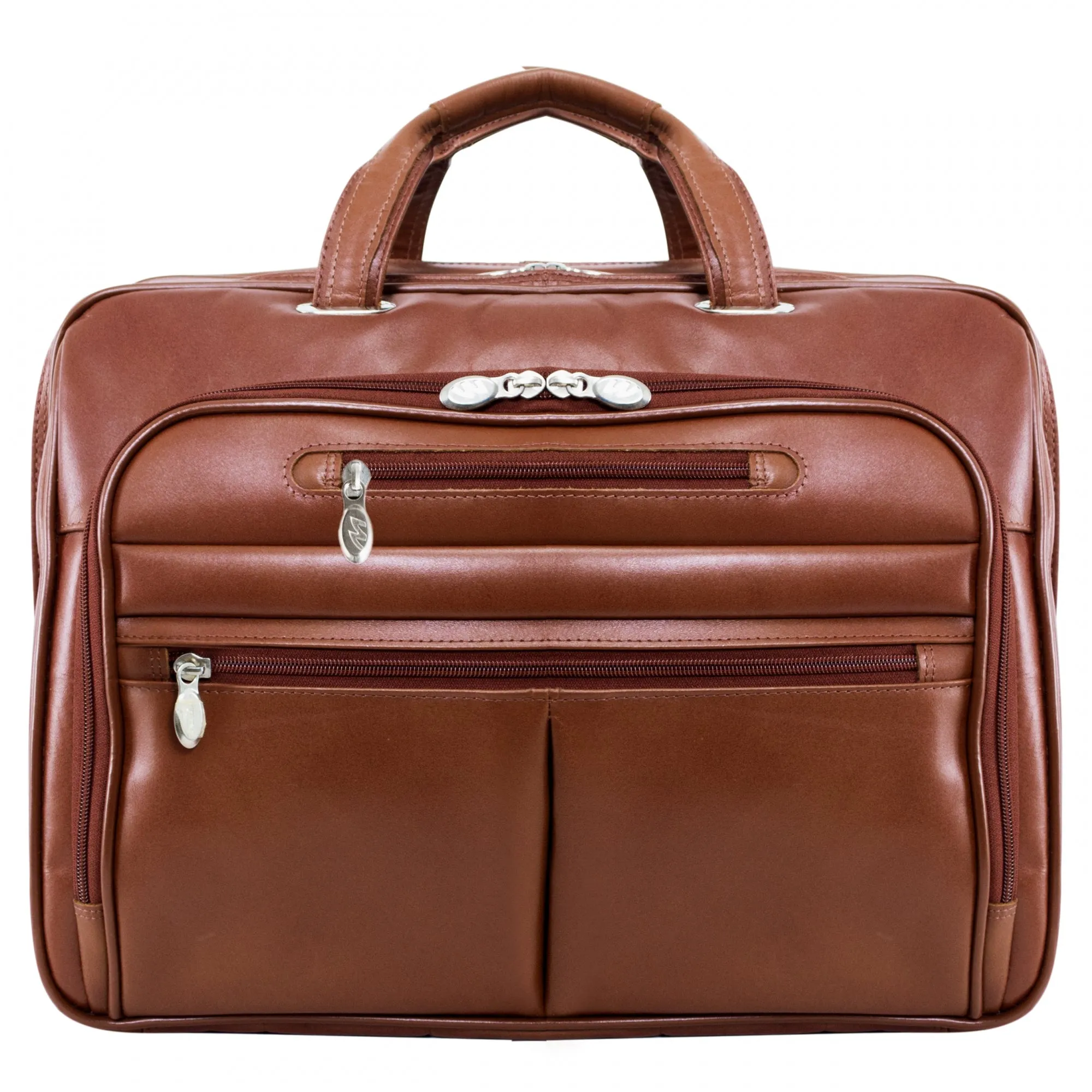 McKlein USA Rockford 15.6" Leather Laptop Briefcase