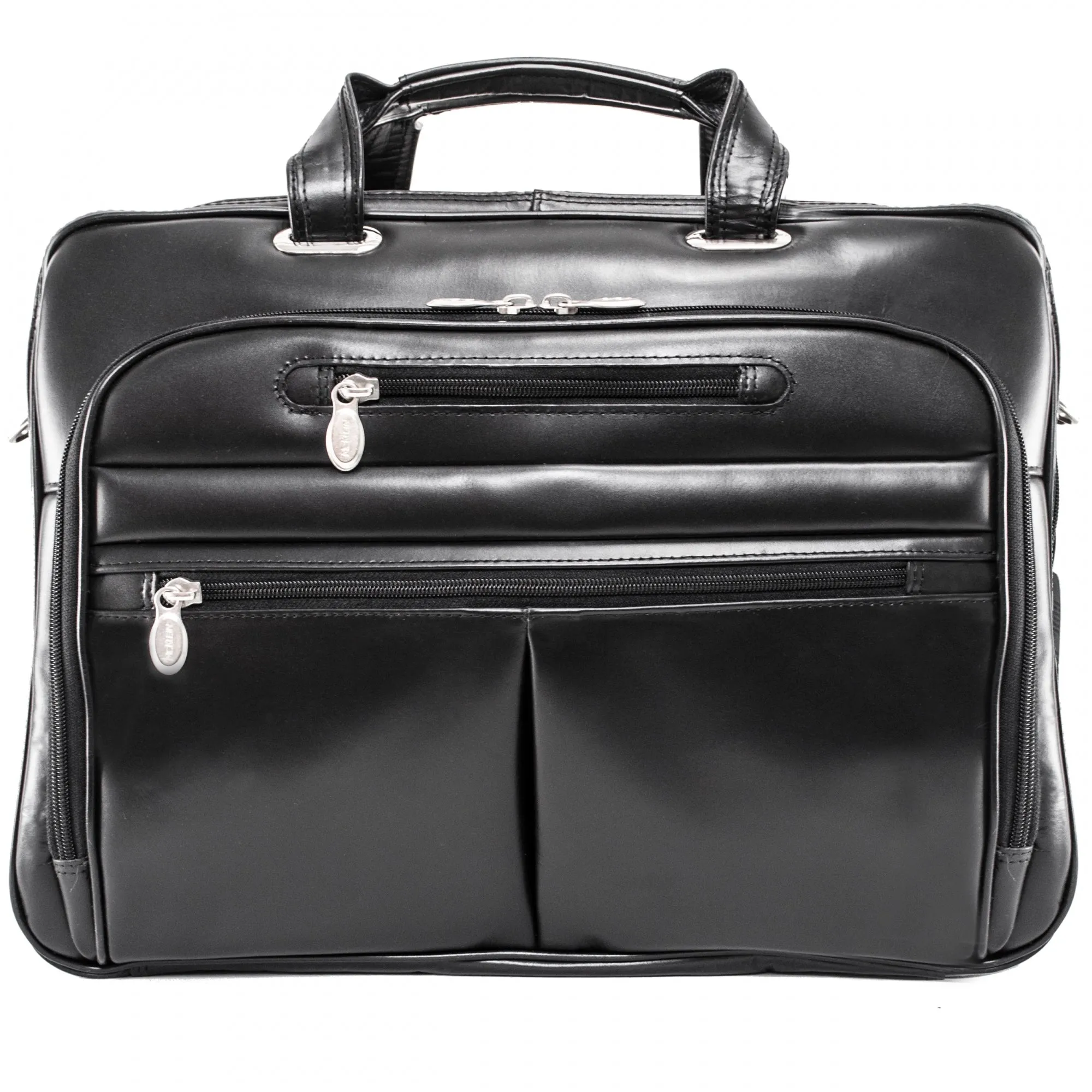 McKlein USA Rockford 15.6" Leather Laptop Briefcase
