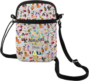 MEIKIUP Carl and Ellie Crossbody Bag Adventure Is Out There Shoulder Bag House Balloon Travel Portable Small Bag