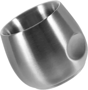 Men Double Layer Stainless Steel Shaving Bowl Foaming Shaving Cup for Home Salon Use Lathering Mug Comfortable Grip -