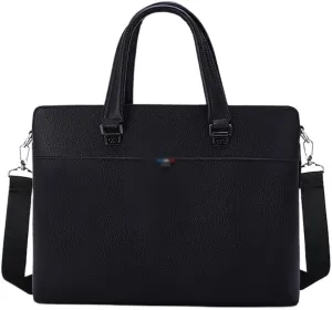 Men's Business Handheld Briefcase Conference Office Handbag Large Capacity Computer Bag