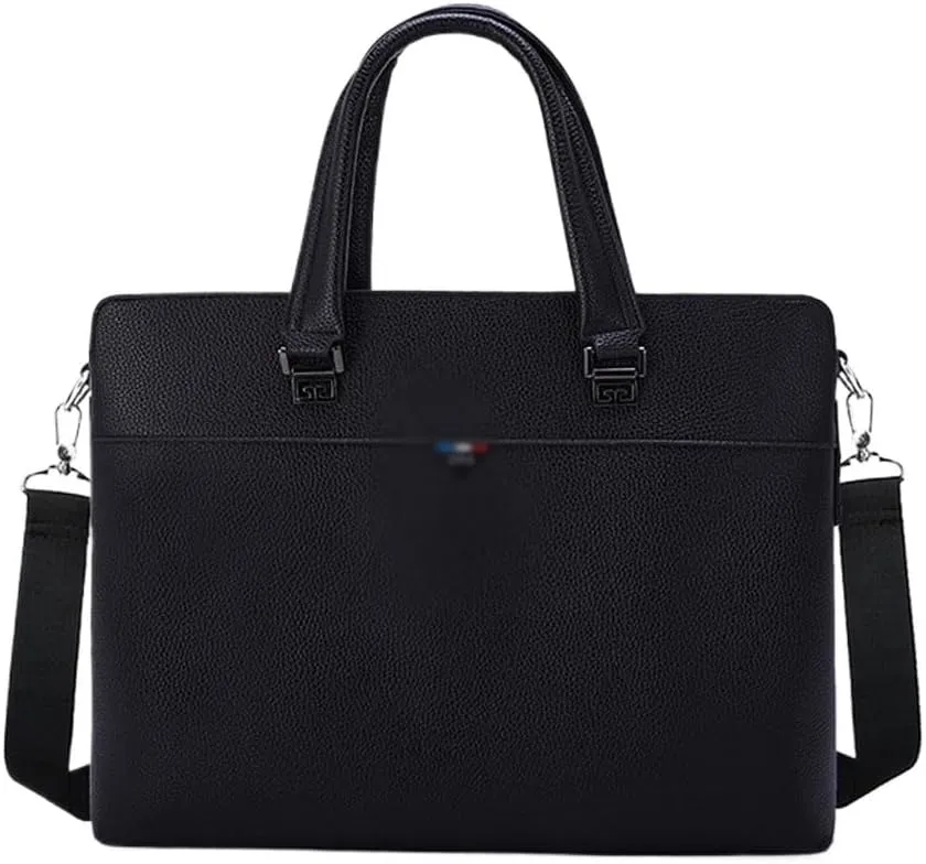 Men's Business Handheld Briefcase Conference Office Handbag Large Capacity Computer Bag