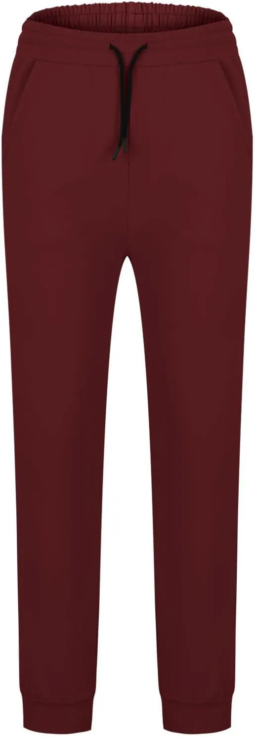 Mens Jogger Pants Slim Fit Drawstring Sports Sweatpants Athletic Fashion Breathable Gym Running Pants with Pocket