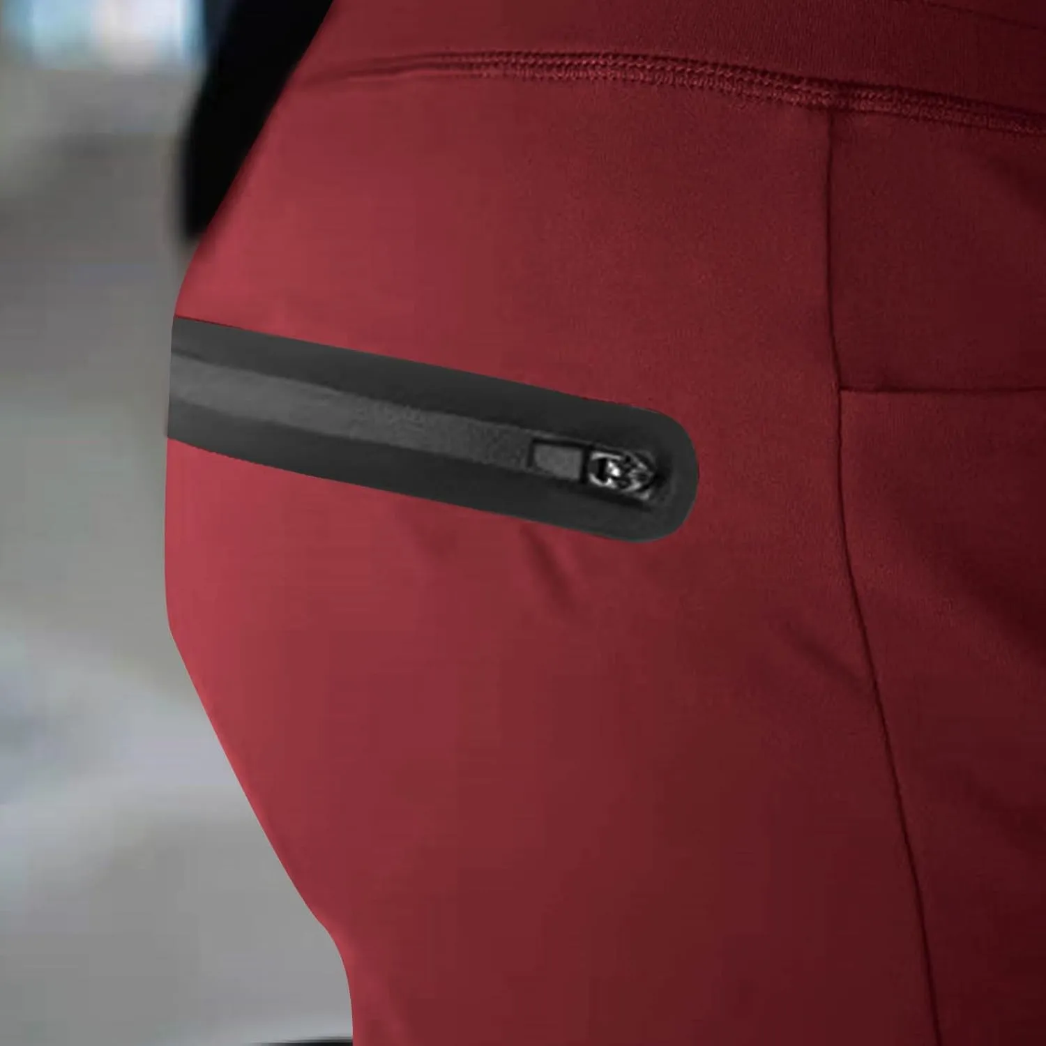 Mens Jogger Pants Slim Fit Drawstring Sports Sweatpants Athletic Fashion Breathable Gym Running Pants with Pocket