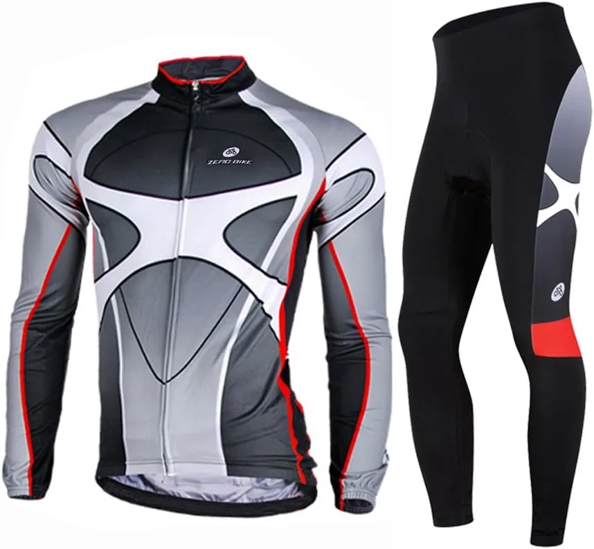 Men's Soft Long Sleeve Breathable Bicycle Cycling Jersey Polyester Clothing Outdoor Sports Fall Autumn